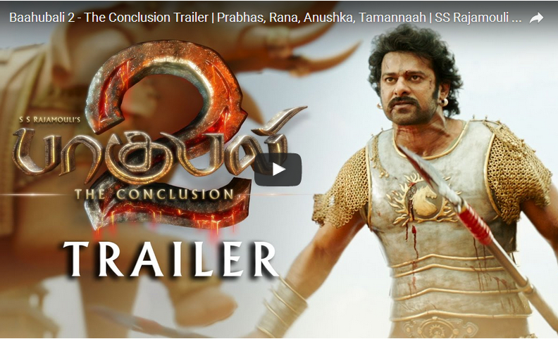 Baahubali 2 - The Conclusion Trailer | Prabhas, Rana, Anushka, Tamannaah | SS Rajamouli | T-series