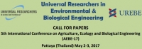 5th International Conference on Agriculture, Ecology and Biological Engineering (AEBE-17)
