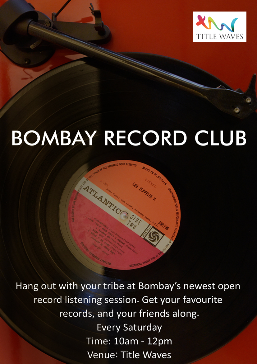 Bombay Record Club Listening Session, Mumbai, Maharashtra, India