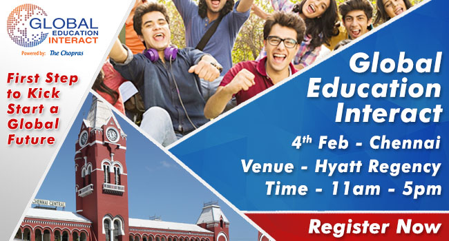 Global Education Fair 2017 in Chennai - Free Registration, Chennai, Tamil Nadu, India