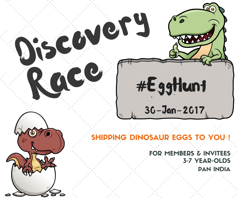 Discovery Race - Dinosaur Egg Hunt, Pune, Maharashtra, India