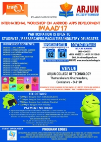 International Workshop on Android Application Development