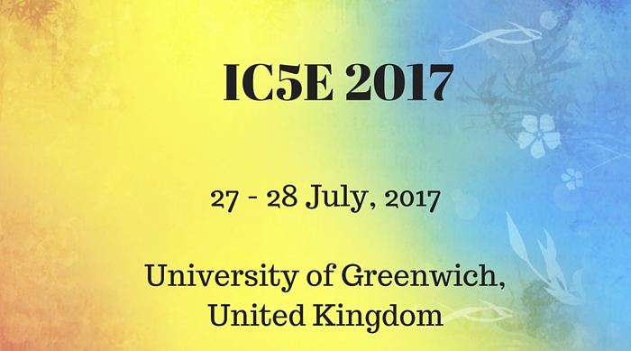 IC5E 2017 -Fourth International Conference on eBusiness, eCommerce, eManagement, eLearning and eGovernance 2017, Greenwich, London, United Kingdom
