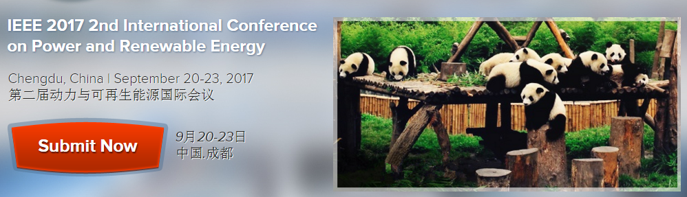 2nd International Conference on Power and Renewable Energy (ICPRE 2017)--IEEE, Chengdu, Sichuan, China