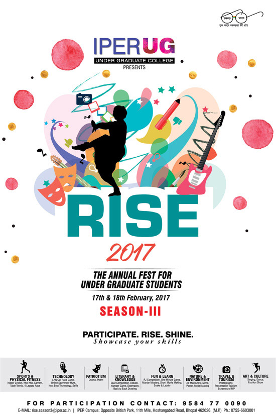 IPERUG RISE Season 3 - Annual Fest of UnderGraduate Students of Bhopal, Bhopal, Madhya Pradesh, India