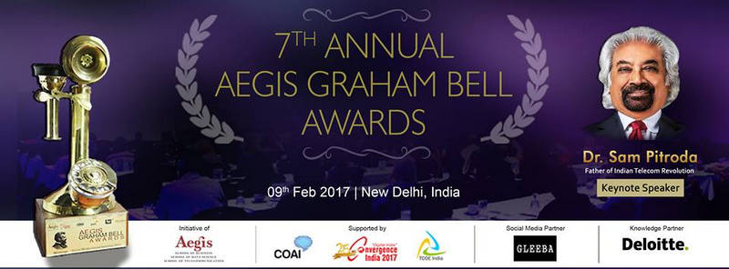 7th Annual Aegis Graham Bell Awards 2016, New Delhi, Delhi, India
