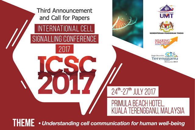 International Cell Signalling Conference (ICSC2017), Kuala Terengganu, Terengganu, Malaysia