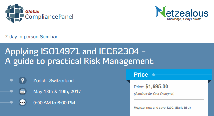 Best Practices for Applying ISO14971 and IEC62304 in Zurich, Zürich, Switzerland