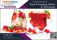 20th Global Summit on Food Processing, Safety & Technology