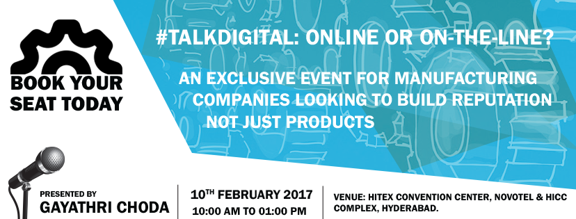 An Exclusive Event for Manufacturing Companies Looking to Build Reputation, Not Just Products, Hyderabad, Andhra Pradesh, India