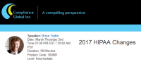 2017 HIPAA Changes