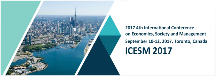 2017 4th International Conference on Economics, Society and Management (ICESM 2017), Toronto, Canada