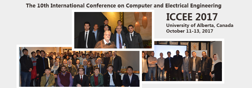 2017 10th International Conference on Computer and Electrical Engineering (ICCEE 2017), Edmonton, Canada
