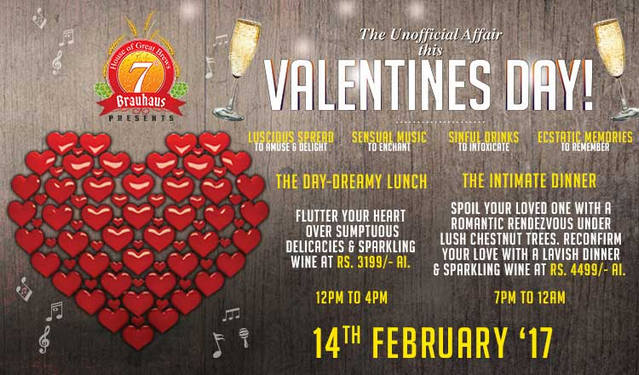 Valentines Day at 7 Degrees Brauhaus, Gurgaon, Haryana, India