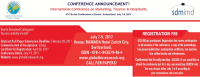 International Conference on Marketing, Tourism & Hospitality - IC17Swiss