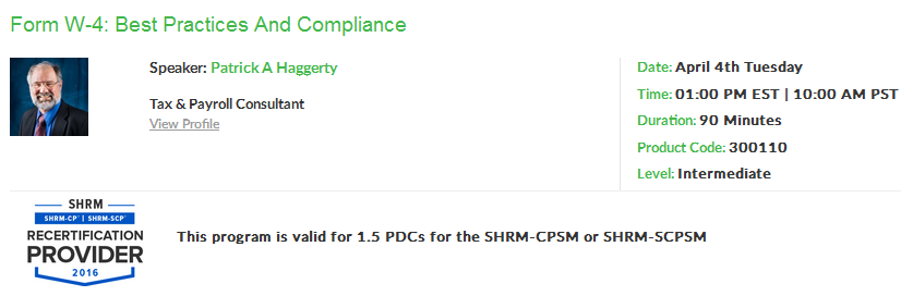 Form W-4: Best Practices and Compliance - By AtoZ Compliance, New York, New York, United States