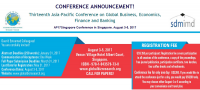 Thirteenth Asia-Pacific Conference on Global Business, Economics, Finance and Banking - AP17Singapore
