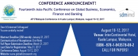 Fourteenth Asia-Pacific Conference on Global Business, Economics, Finance and Banking - AP17Malaysia