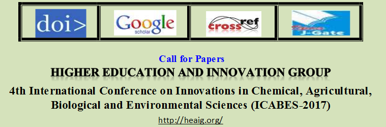 4th International Conference on Innovations in Chemical, Agricultural, Biological and Environmental Sciences (ICABES-2017), Phuket, Thailand