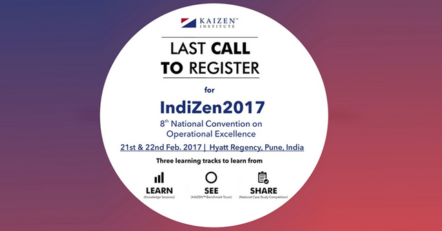 IndiZen 2017 - 8th National Convention on Operational Excellence, Pune, Maharashtra, India