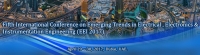 Fifth International Conference on Emerging Trends in Electrical , Electronics & Instrumentation Engineering (EEI 2017)