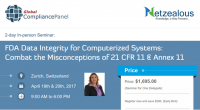 FDA Data Integrity for Computerized Systems 2017  | 21 CFR 11