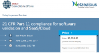 21 CFR Part 11 compliance for software validation and SaaS/Cloud - Brazil