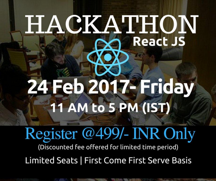 The things you must know about React JS Hackathon, Noida, Delhi, India