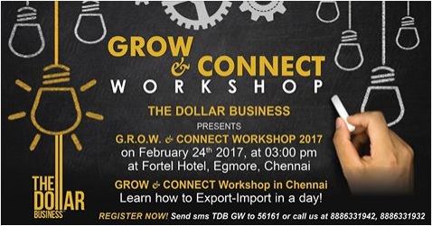 The Dollar Business Grow & Connect Workshop  Chennai Edition 2017, Chennai, Tamil Nadu, India