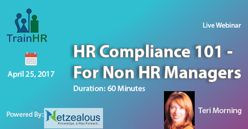 HR Compliance 101 - For Non HR Managers, Fremont, California, United States