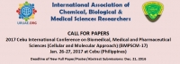 2017 MANILA International Conference on Biomedical, Medical and Pharmaceutical Sciences (Cellular and Molecular Approach) BMPSCM-17