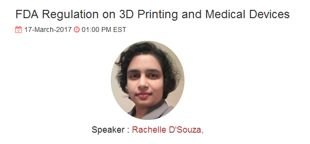 FDA Regulation on 3D Printing and Medical Devices, New York, United States