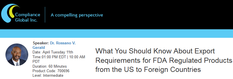 What You Should Know About Export Requirements for FDA Regulated Products from the US to Foreign Countries, New York, United States