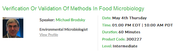 Verification or Validation of Methods in Food Microbiology - By AtoZ Compliance, New York, United States