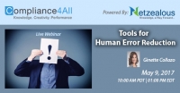 Tools for Human Error Reduction - 2017