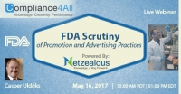 FDA Scrutiny of Promotion and Advertising