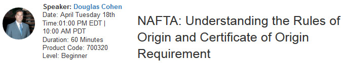 How to properly complete the NAFTA rules and regulations, New York, United States