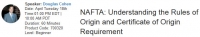 How to properly complete the NAFTA rules and regulations