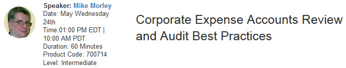 Corporate Expense Accounts Review and Audit Best Practices, New York, United States