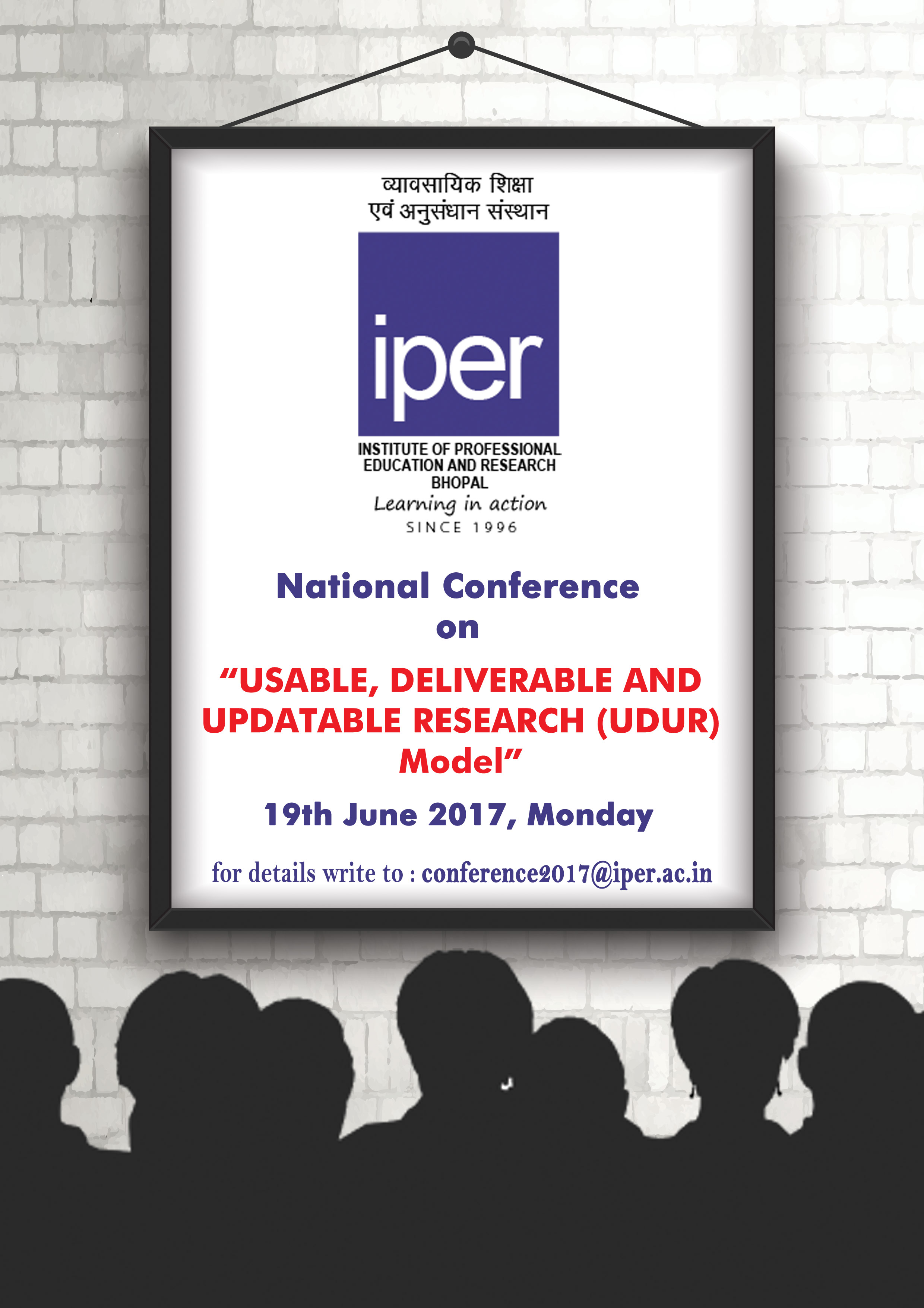 National Conference on UDUR Model at IPER, Bhopal, Madhya Pradesh, Bhopal, Madhya Pradesh, India