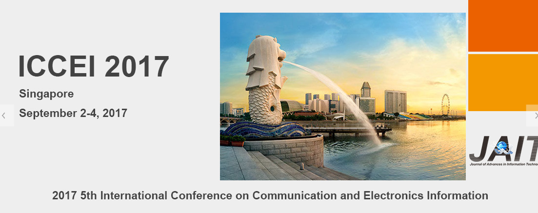 2017 5th International Conference on Communication and Electronics Information (ICCEI 2017), Singapore