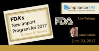 FDA offers New Import Program for 2017
