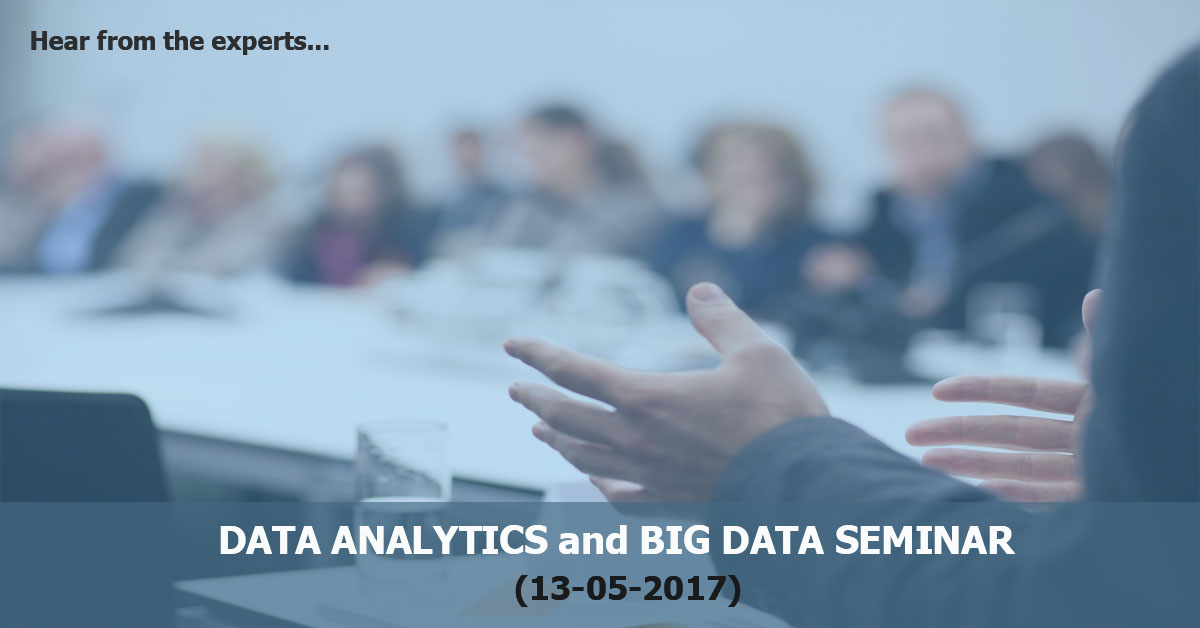 BIG DATA and DATA ANALYTICS Seminar, Bangalore, Karnataka, India