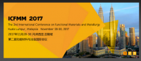 ICFMM 2017--International Conference on Functional Materials and Metallurgy