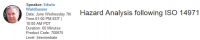 Hazard Analysis following ISO 14971