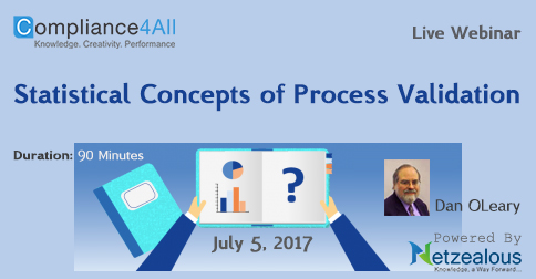 Statistical Concepts of Process Validation - 2017, Fremont, California, United States