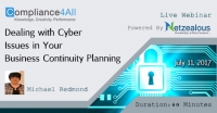 Cyber Issues in Your Business Continuity Planning - 2017
