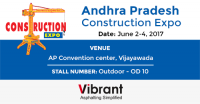 Vibrant Construction Equipments Pvt Ltd at AP Construction Expo 2017