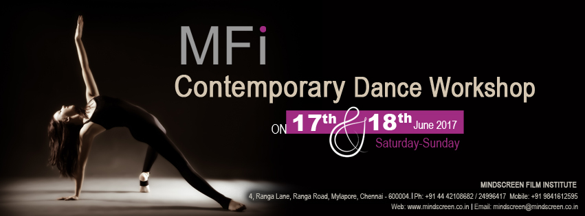 Contemporary Dance Workshop, Chennai, Tamil Nadu, India