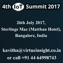 4th IoT Summit 2017, Bangalore, Karnataka, India